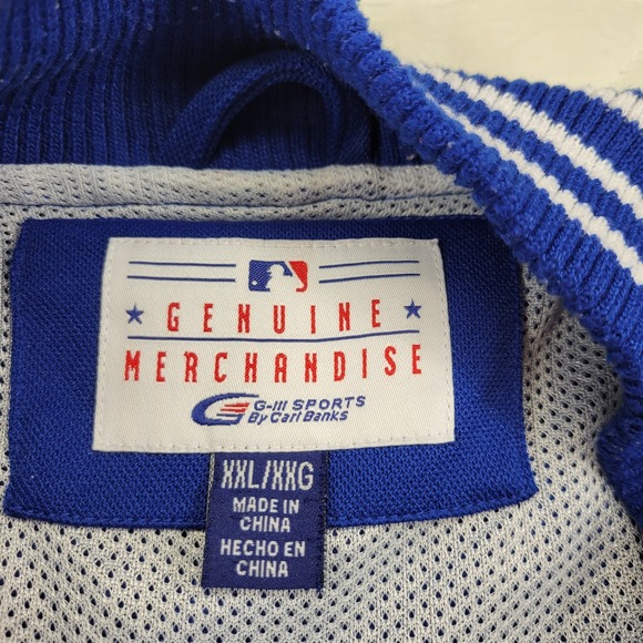 G-III Sports byCarl Banks New York Mets blue & white track jacket XXL‎ - Picture 6 of 9